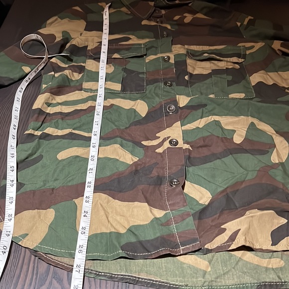 Zara Camo  Button Shirt Size Small - Picture 13 of 13